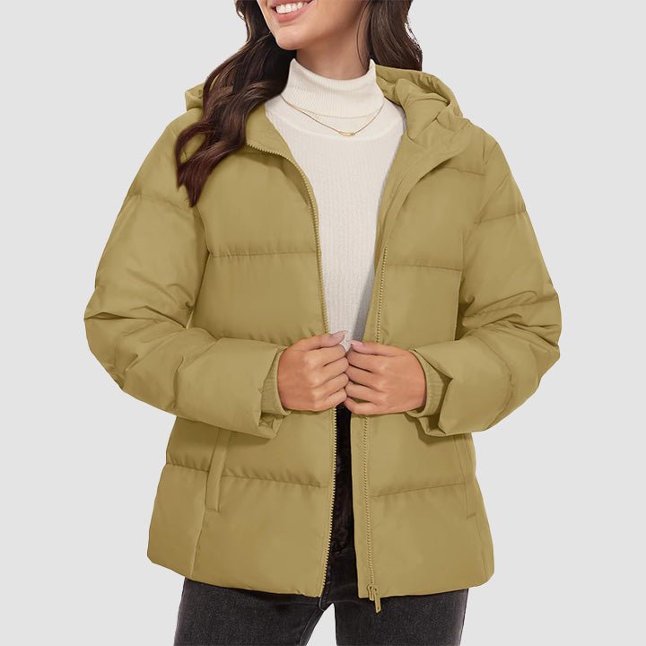 Women’s Hooded Down Jacket Lightweight Thermal Quilted Winter Coat