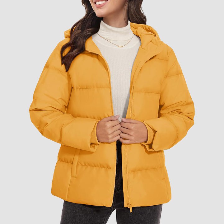 Women’s Hooded Down Jacket Lightweight Thermal Quilted Winter Coat