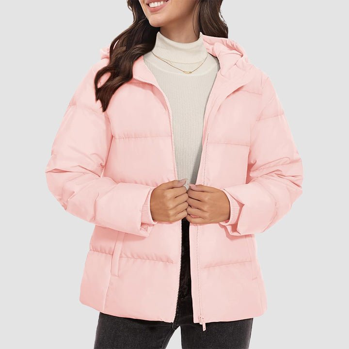 Women’s Hooded Down Jacket Lightweight Thermal Quilted Winter Coat
