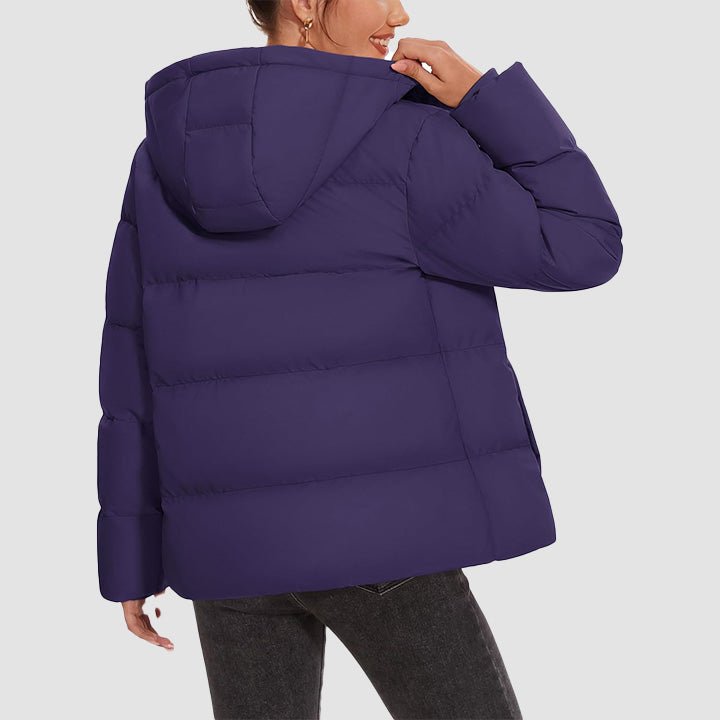 Women’s Hooded Down Jacket Lightweight Thermal Quilted Winter Coat
