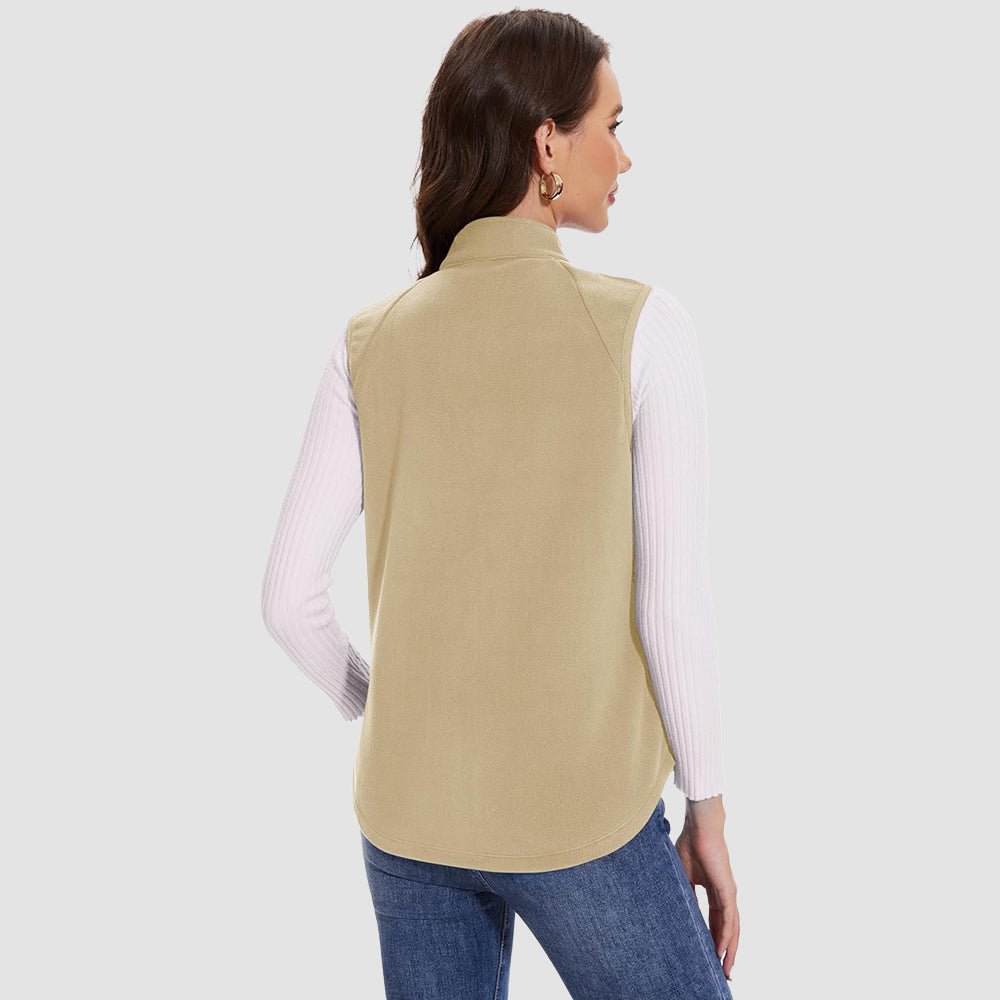 Women's Fleece Vest Sleeveless Lightweight Warmth Jackets