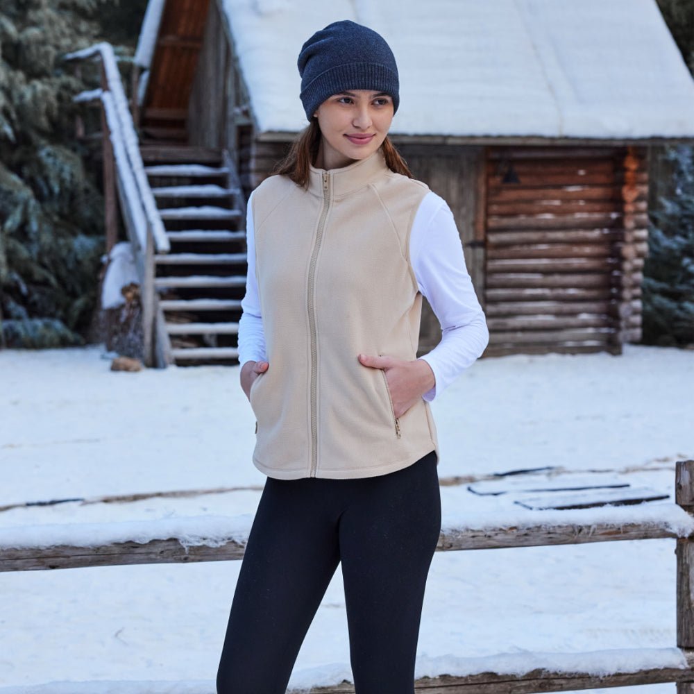 Women's Fleece Vest Sleeveless Lightweight Warmth Jackets