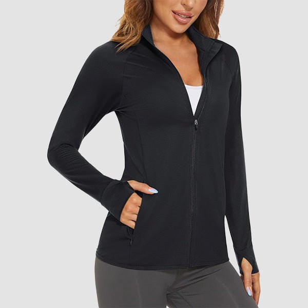 Women's UPF 50+ Sun Protection Tennis Jacket Long Sleeve