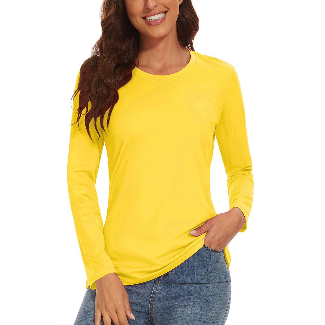 Women's UPF 80+ Athletic Rashguard Long Sleeve Shirt